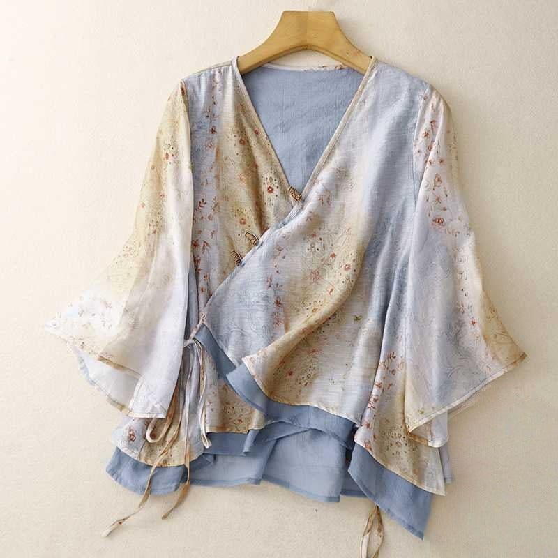 MAYA LINEN BLOUSE