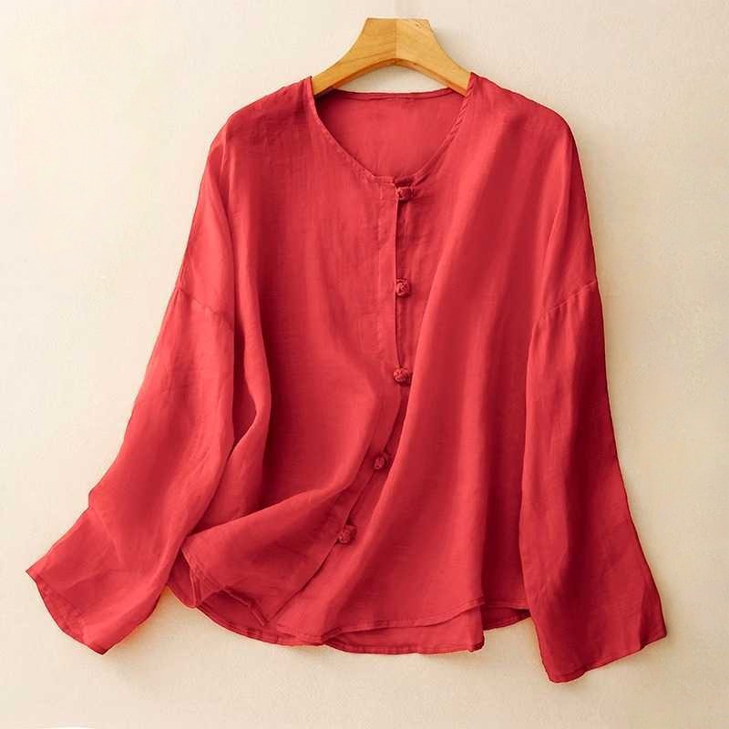 ARIANA LINEN BLOUSE