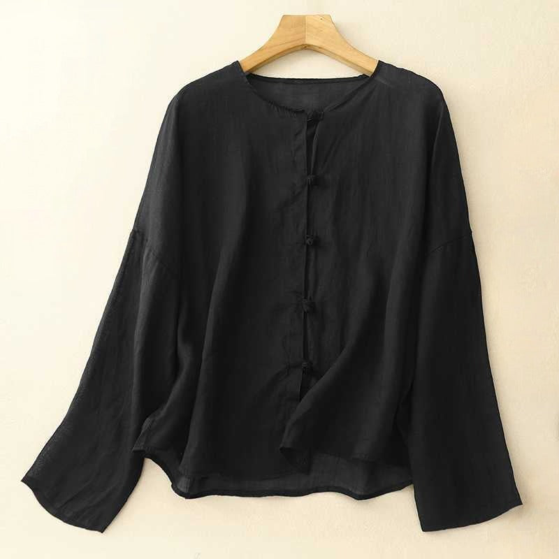 ARIANA LINEN BLOUSE
