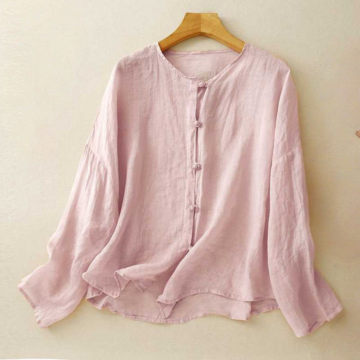 ARIANA LINEN BLOUSE