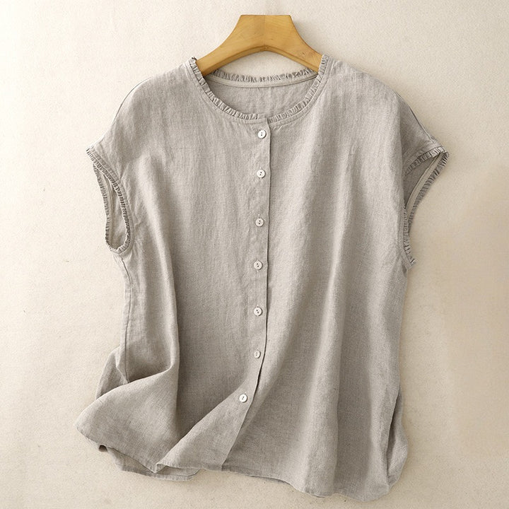 ELARA LINEN TOP