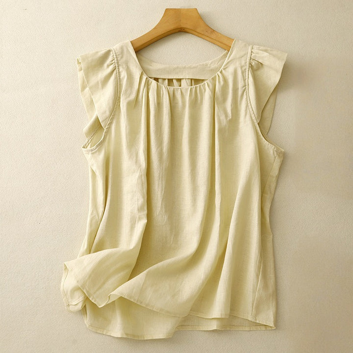 BARI LINEN TOP