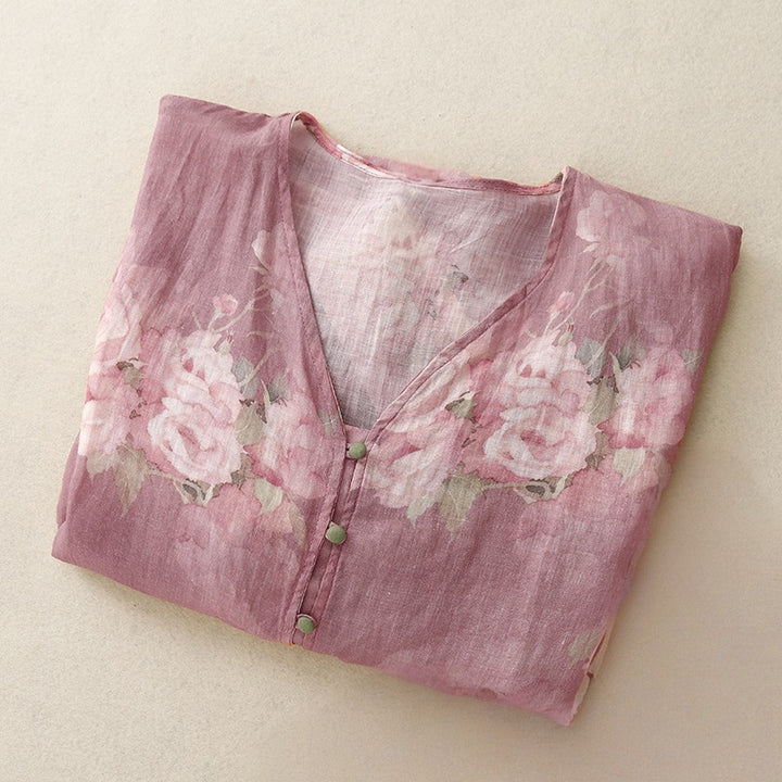 AMARA LINEN BLOUSE