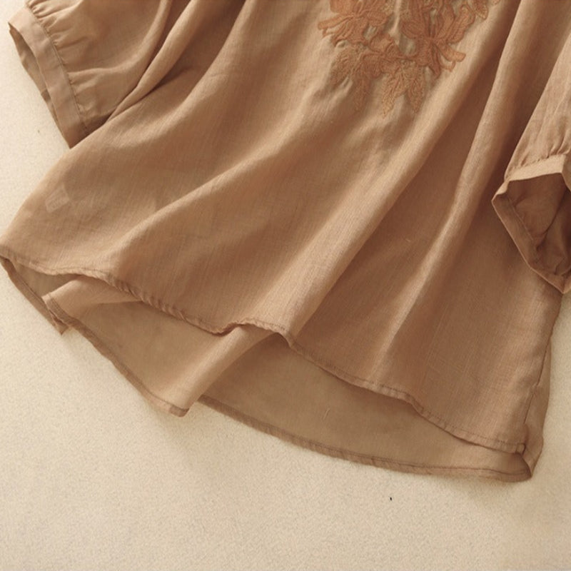 LISA LINEN BLOUSE