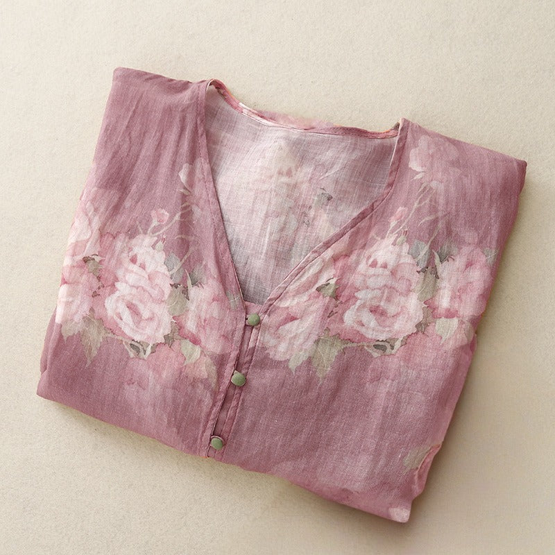 SAVANNHA LINEN SHIRT