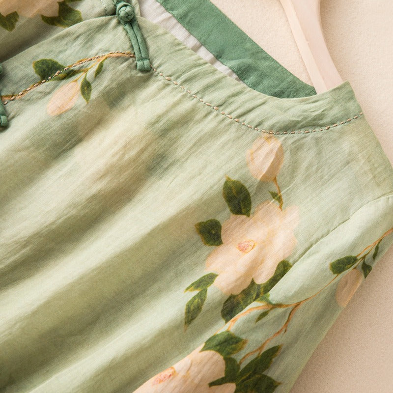 STACY LINEN BLOUSE