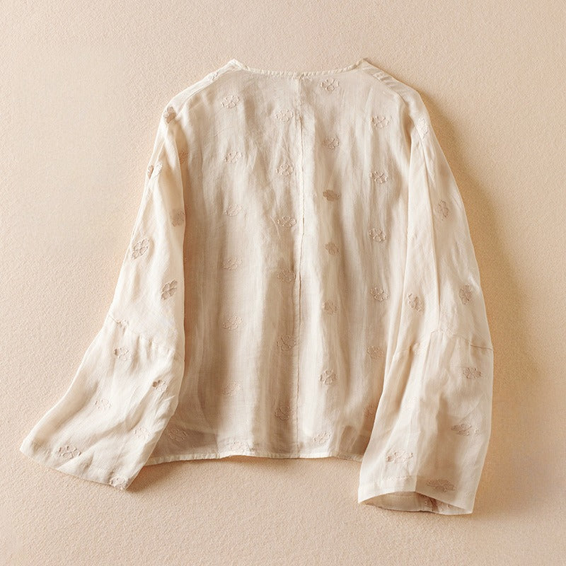 LIVIA LINEN CARDIGAN
