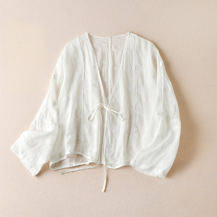 LIVIA LINEN CARDIGAN