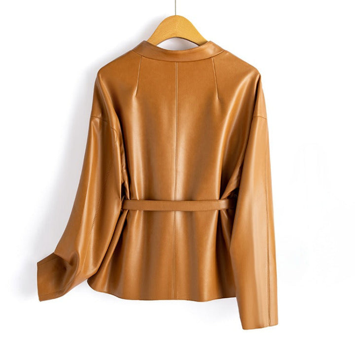 CELINA™ GENUINE LEATHER JACKET