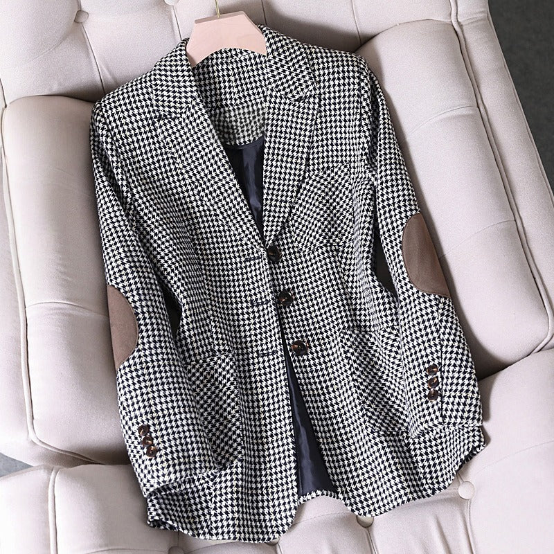 NINA™ HOUNDSTOOTH BLAZER