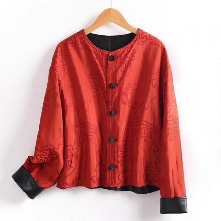 JULIANA™ REVERSIBLE LEATHER JACKET