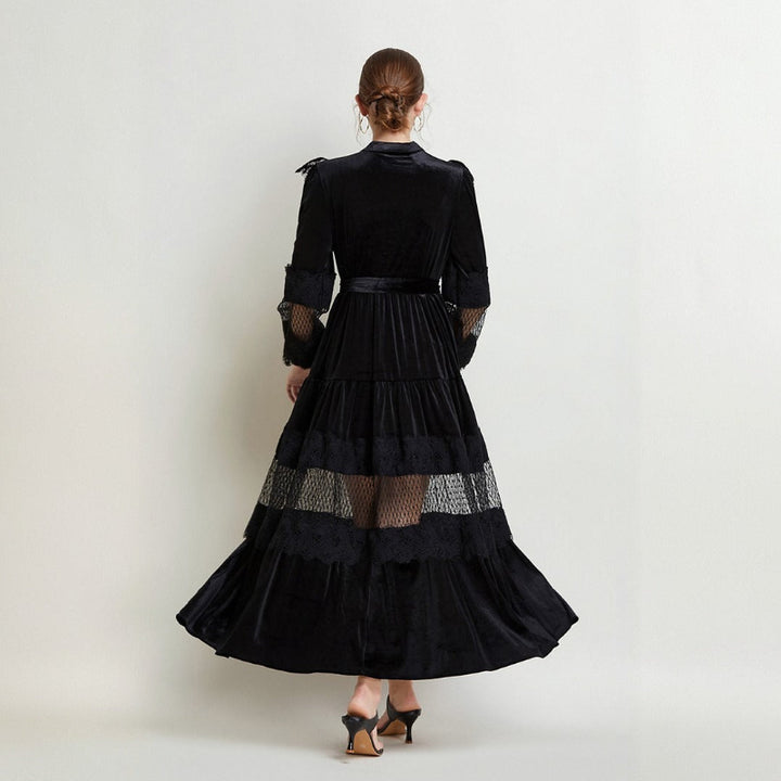 VIOLET LACE DRESS