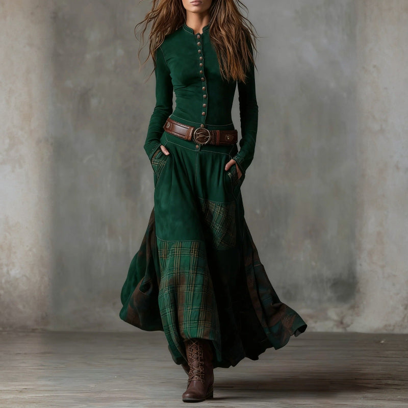 JESSICA BELTED MAXI DRESS