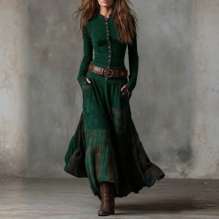 JESSICA BELTED MAXI DRESS