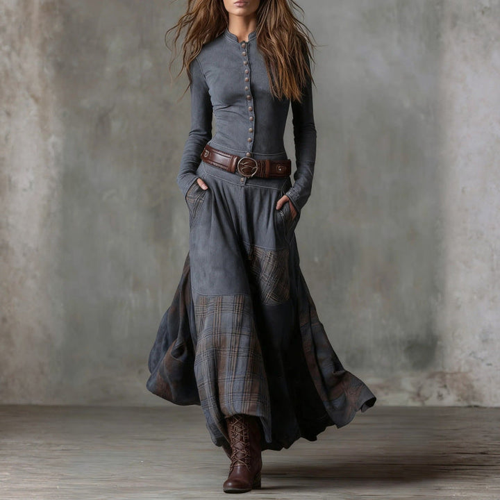 JESSICA BELTED MAXI DRESS