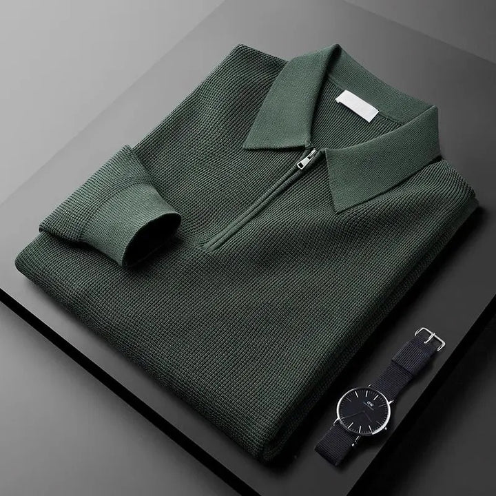 ROWAN HALF-ZIP SWEATER