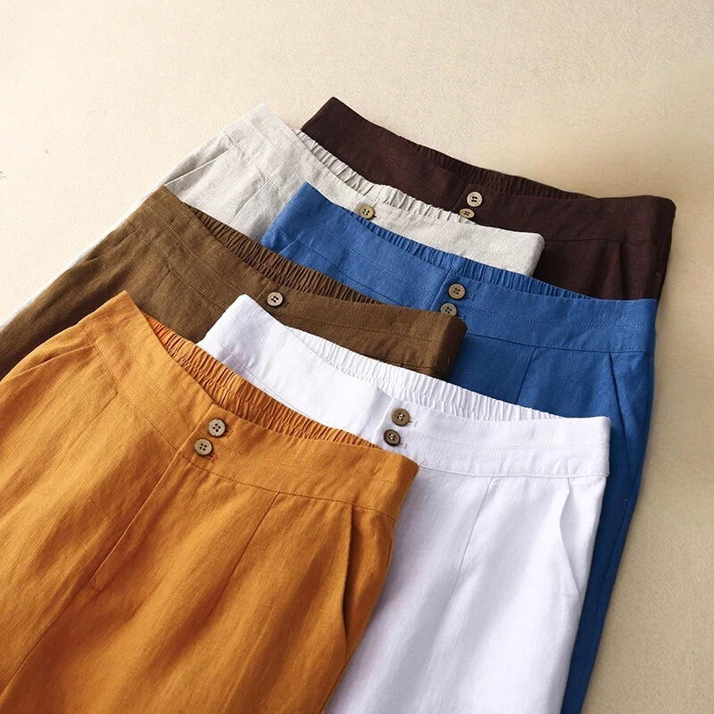 NATALIE™ LINEN TROUSERS