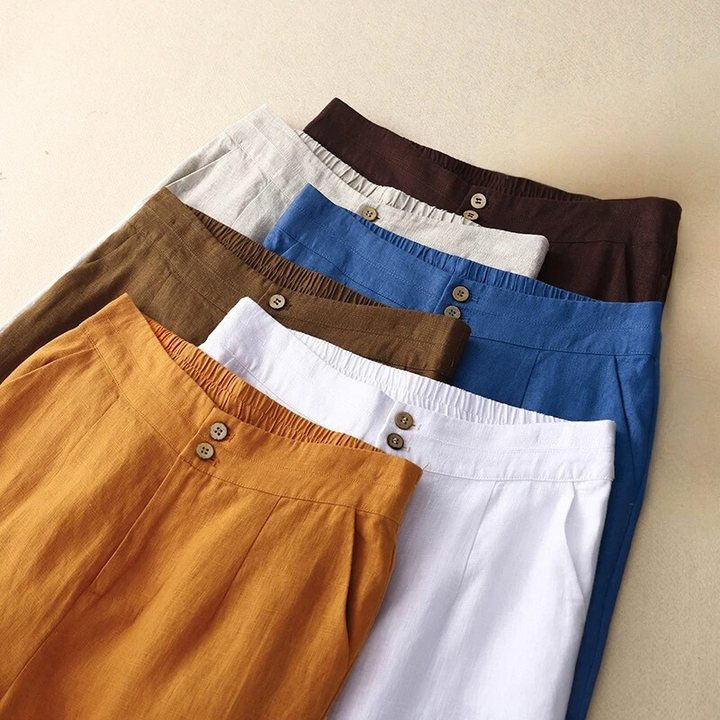 NATALIE™ LINEN TROUSERS