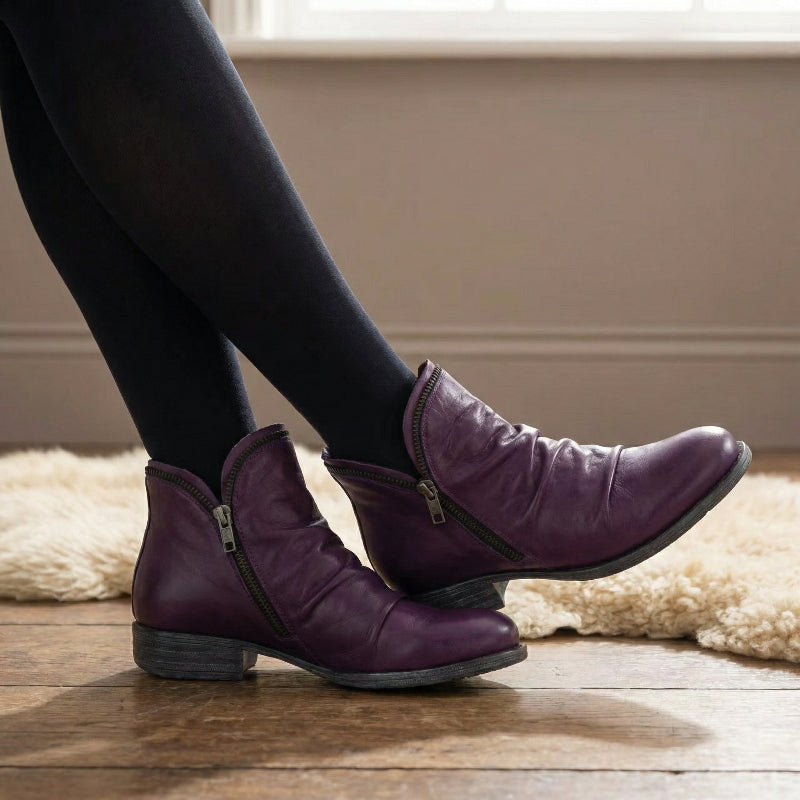 MELINDA LEATHER BOOTS