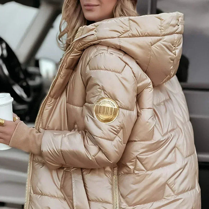 MILA MODERN HOODED PUFFER