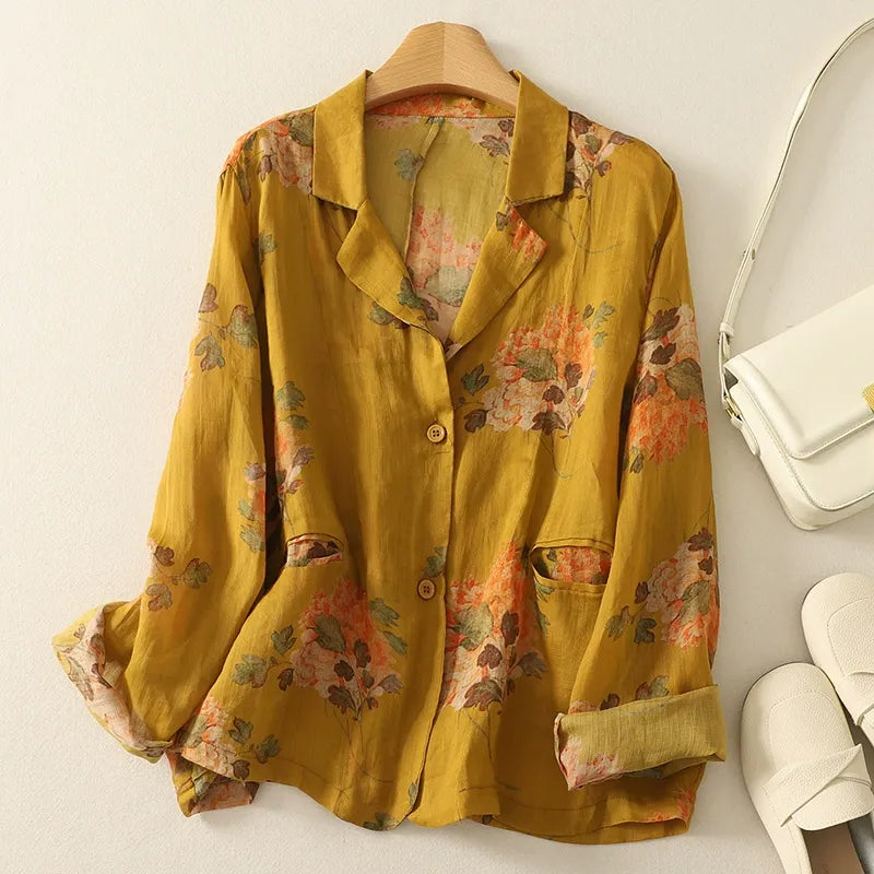 MARIA LINEN JACKET