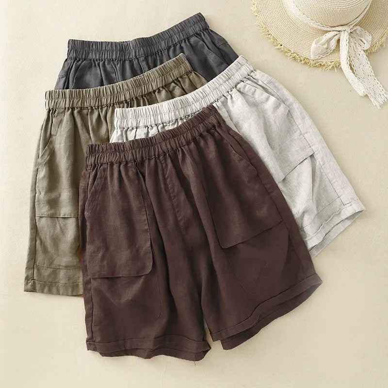 DORINA LINEN SHORTS