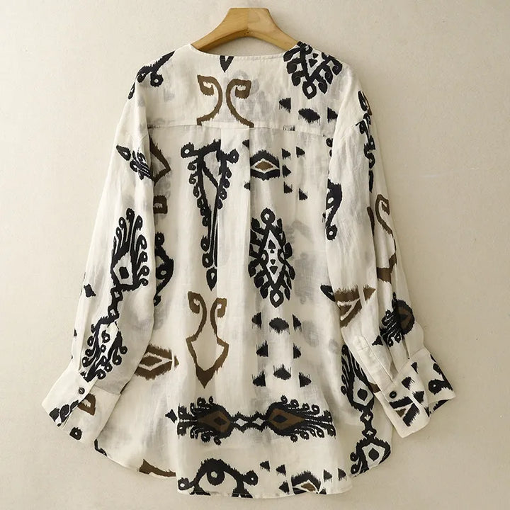 MADINA LINEN BLOUSE