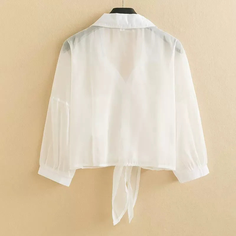 CLARA LINEN BLOUSE