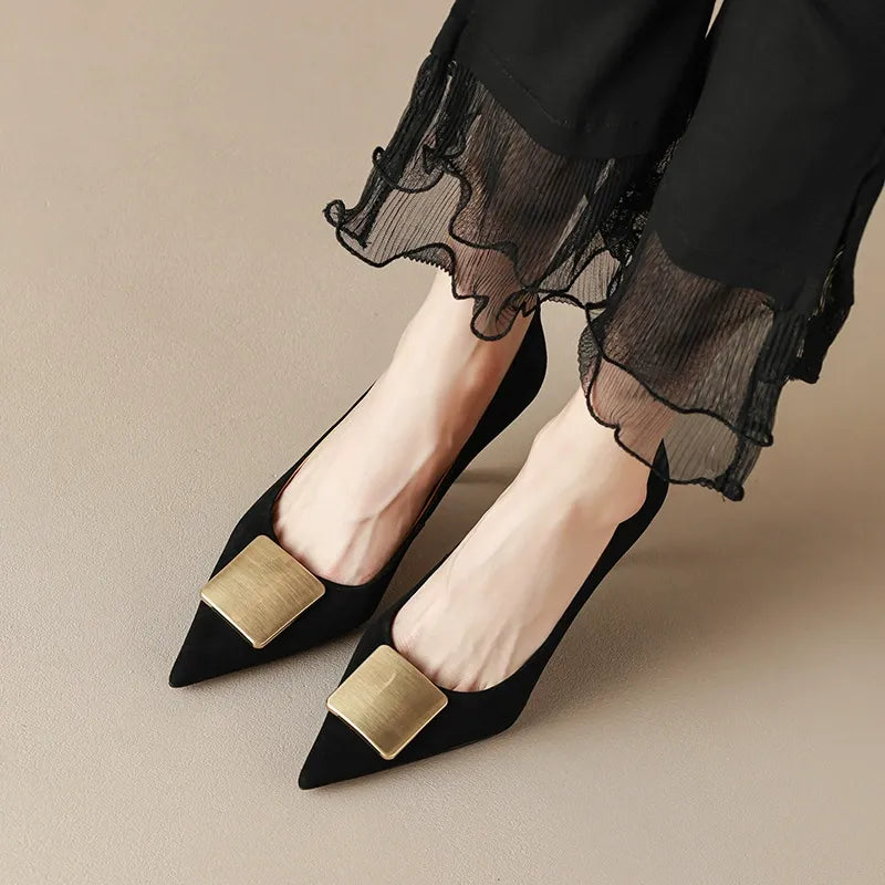 EDEN SUEDE LEATHER HEELS