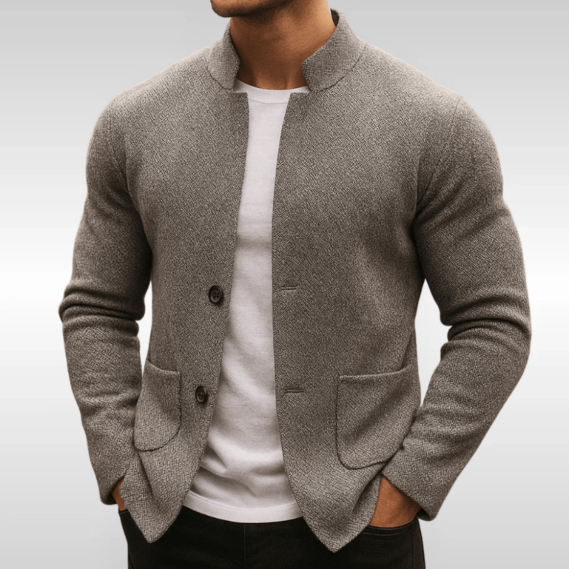 LAURENT MONACO | MEN'S TEXTURED KNIT VEST