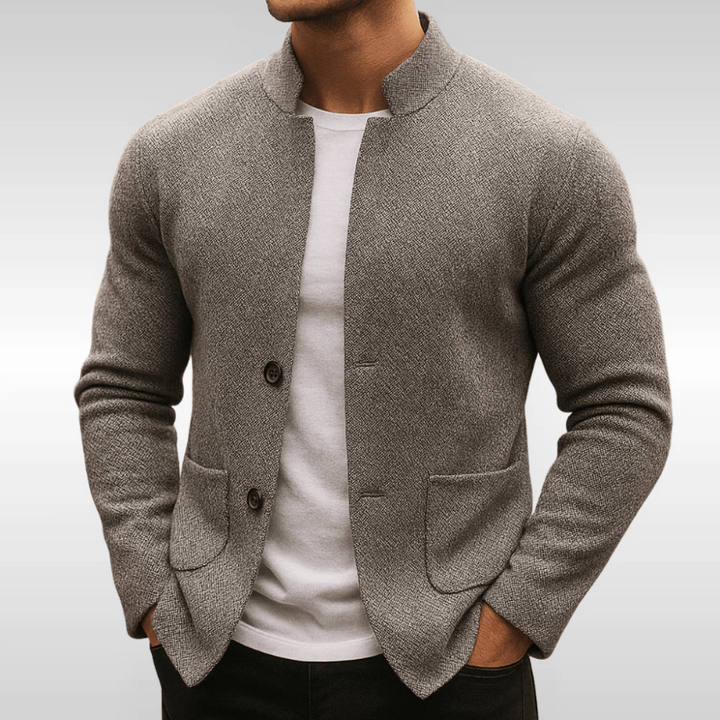 LAURENT MONACO | MEN'S TEXTURED KNIT VEST
