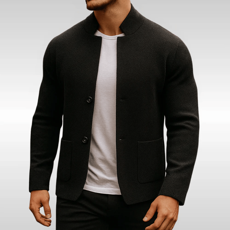 LAURENT MONACO | MEN'S TEXTURED KNIT VEST