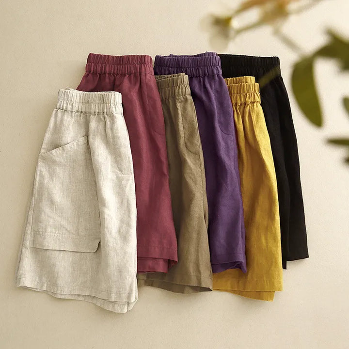 TATIANA LINEN SHORTS