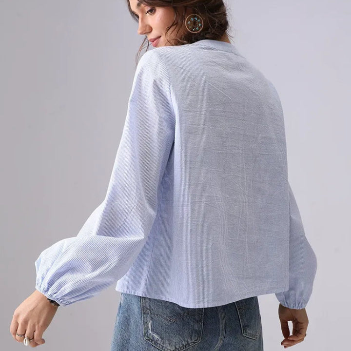 BETTY LINEN BLOUSE
