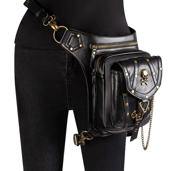 PHANTOM™ STEAMPUNK LEATHER HOLSTER BAG