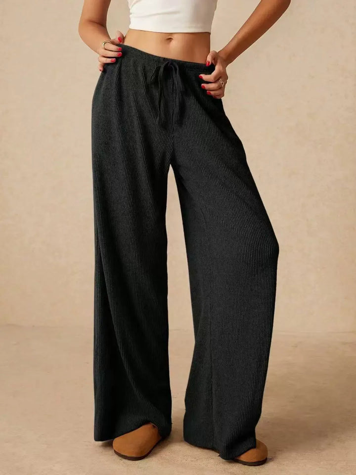 ELLA RELAXED WIDE-LEG PANTS