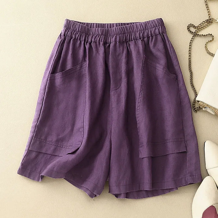 TATIANA LINEN SHORTS