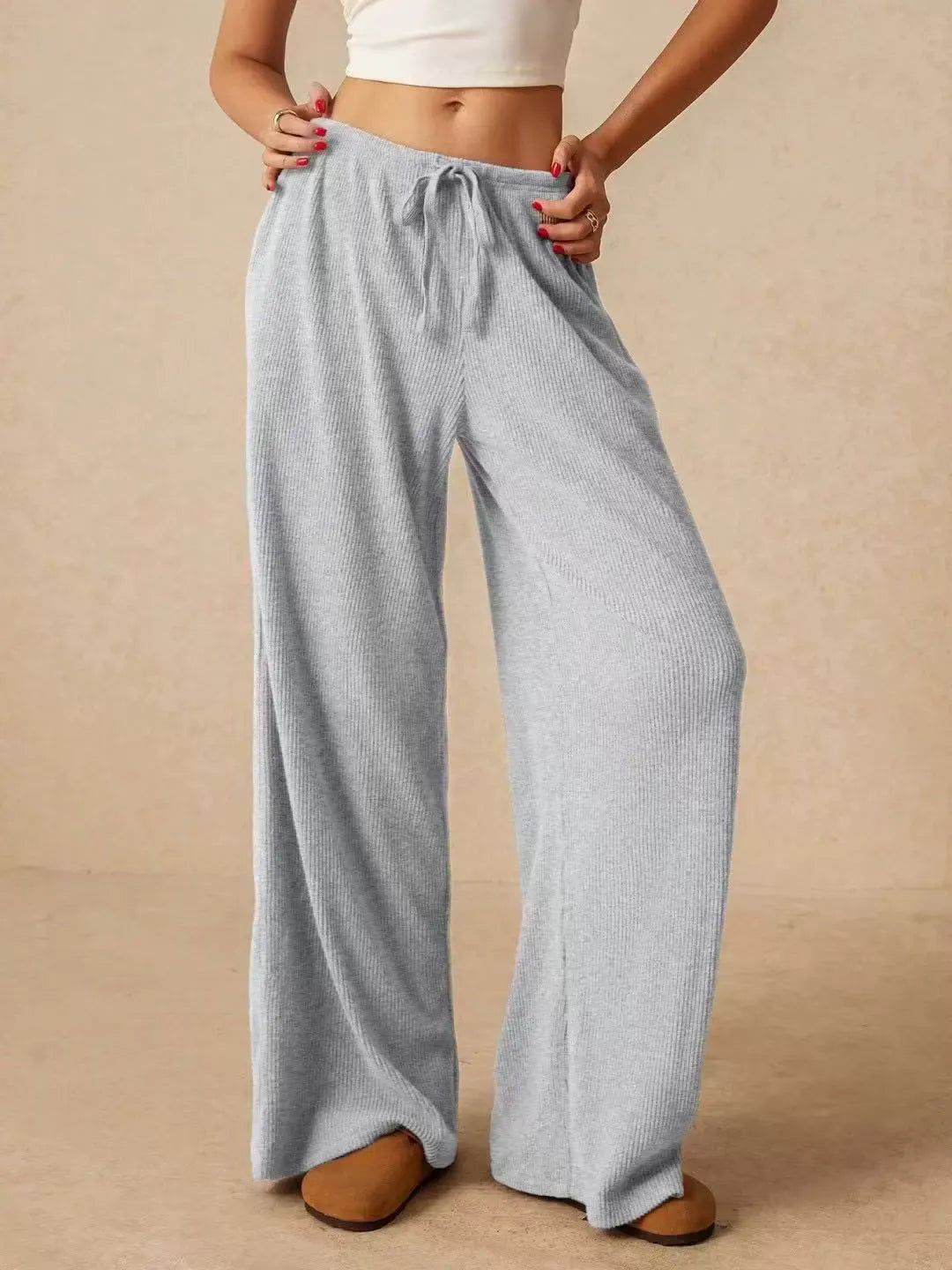 ELLA RELAXED WIDE-LEG PANTS