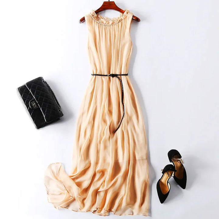 CAROLINE SILK DRESS
