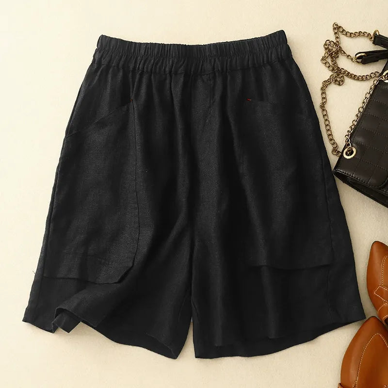 TATIANA LINEN SHORTS