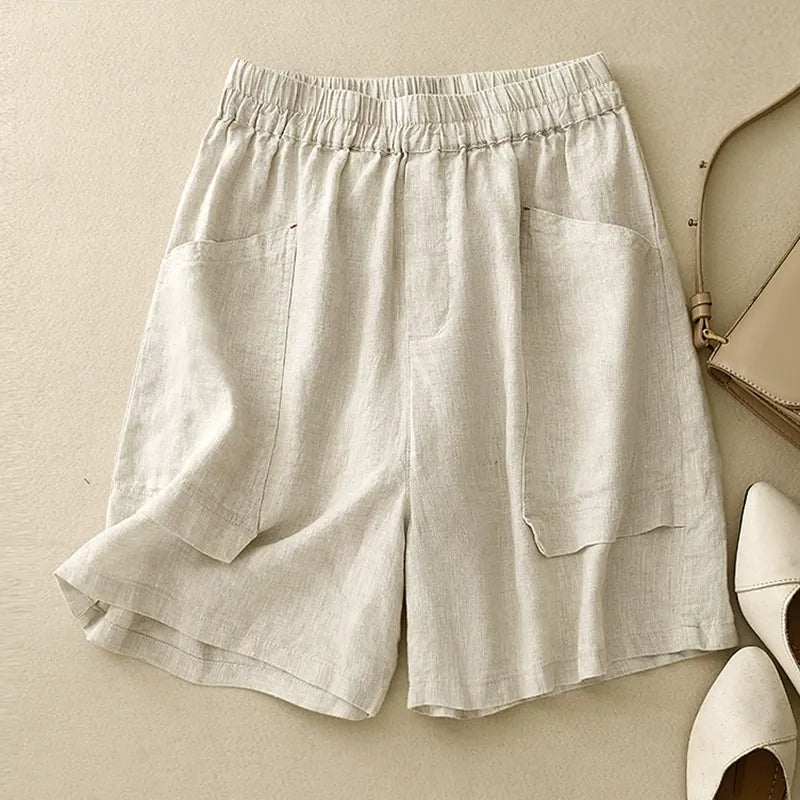 TATIANA LINEN SHORTS