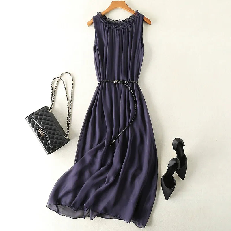 CAROLINE SILK DRESS