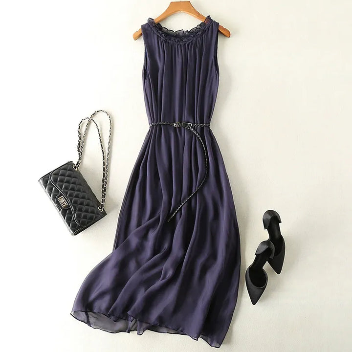 CAROLINE SILK DRESS