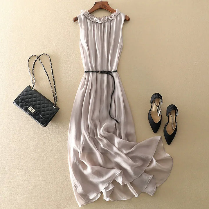 CAROLINE SILK DRESS