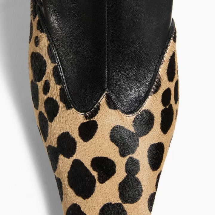 SOLÈNE™ LEATHER CAP-TOE SOCK BOOT