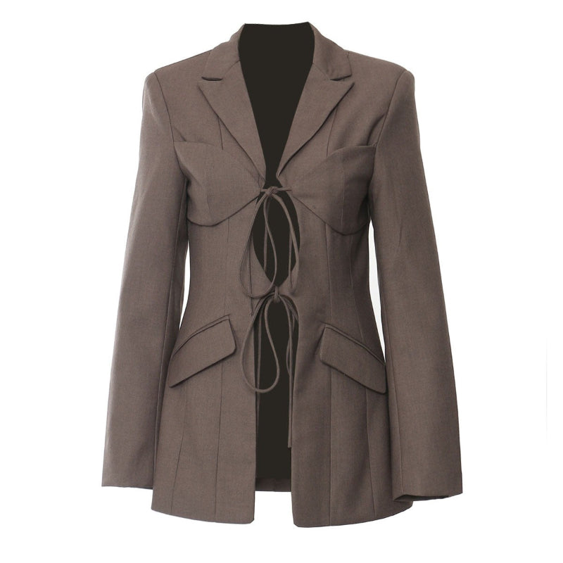 ARCADIA™ TIE FRONT BLAZER