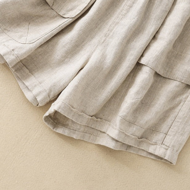 DORINA LINEN SHORTS