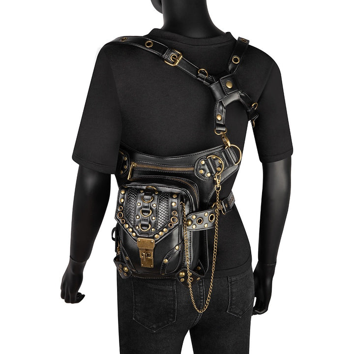 PHANTOM™ STEAMPUNK LEATHER HOLSTER BAG