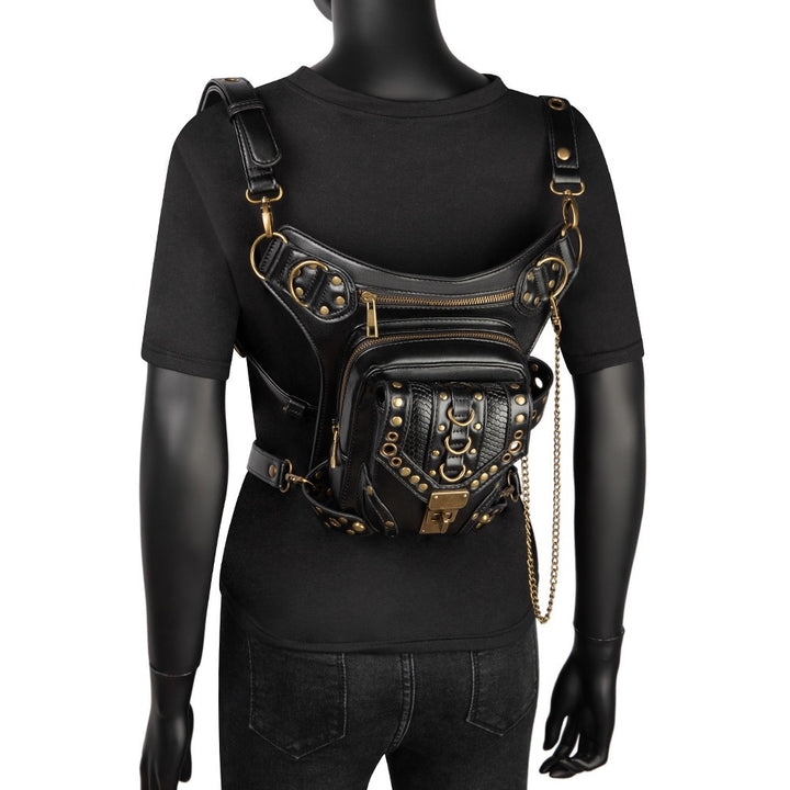PHANTOM™ STEAMPUNK LEATHER HOLSTER BAG