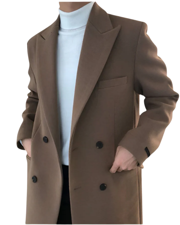 KENNETH REBELS | ELEANOR DOUBLE-BREASTED WOOL COAT FOR MEN